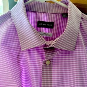 Michael Kors men’s button down shirt 17 1/2, 34/35 XL